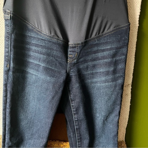 MADEWELL Maternity Over-the-Belly Skinny Jeans in Orland Wash: TENCEL™ size 25 - Picture 4 of 8